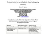 NEXT 1998 Protocol for the Survey of Pediatric Chest Radiography