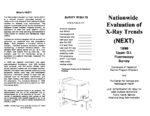 Nationwide Evaluation of X-Ray Trends (NEXT) 1996 Upper G.I. Fluoroscopy Survey (trifold)