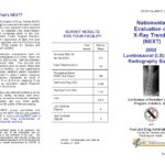 2002 Lumbosacral (LS) Spine Radiography Survey (trifold)