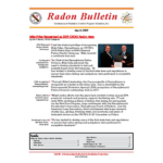 Radon Bulletin - March 2009