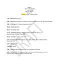 Mammography Training Draft Agenda