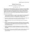 Stakeholder Discussion Topics